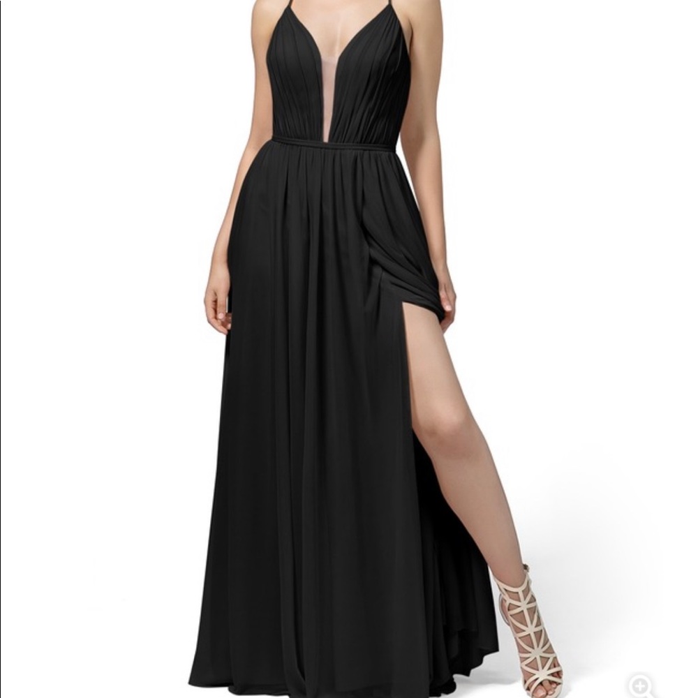 AZAZIE Alina Bridesmaid dress, Black